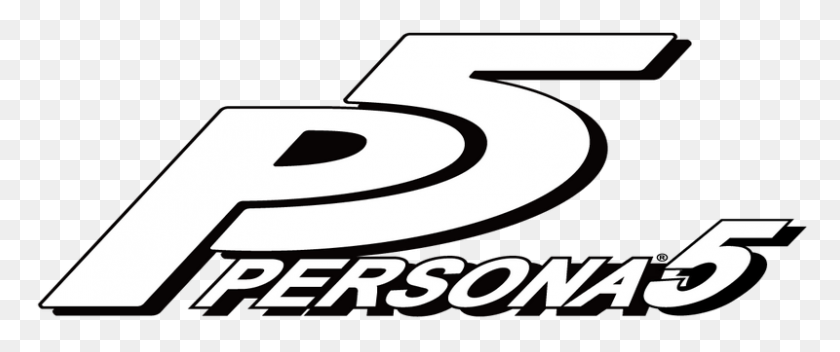 800x300 Persona Logo Png Png Image - Persona 5 PNG