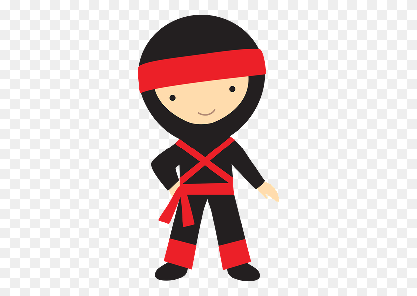 286x536 Personajes - Ninja Clipart