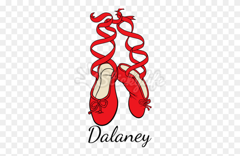 940x587 Personalized Ballet Shoes Decal - Ballet Shoes PNG