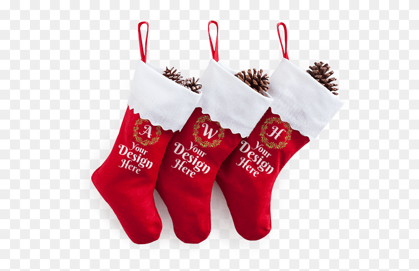 650x484 Personalized Christmas Stockings Spreadshirt - Christmas Stocking PNG