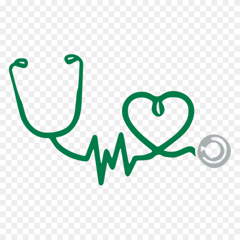 800x800 Personalized Stethoscope Heart Nurse Twill Hat, Unisex - Stethoscope Heart Clipart