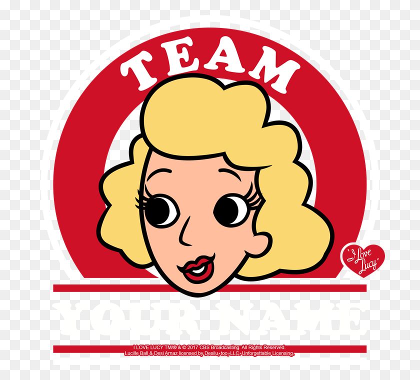 700x700 Camiseta Oscura Personalizada De Team Ethel Para Mujer - I Love Lucy Clipart