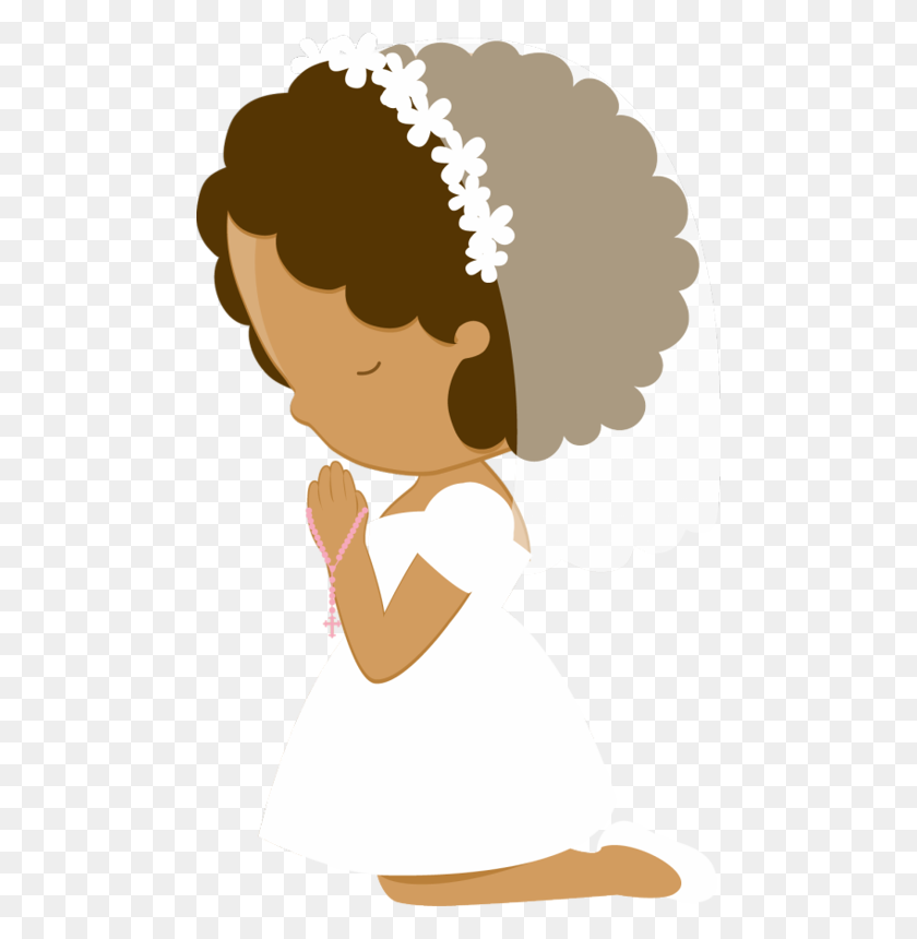480x800 Personnages, Illustration, Individu, Personne, Gens Girl - First Holy Communion Clip Art