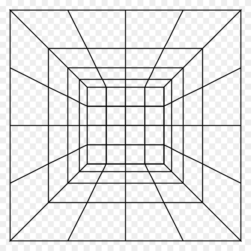 2400x2400 Perspective Grid Icons Png - White Grid PNG