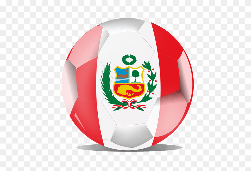 512x512 Bandera De Perú Bola - Bandera De Perú Png