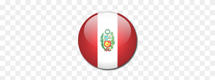 256x256 La Bandera De Perú Icono De Descarga De Iconos De Banderas Del Mundo Redondeado Iconspedia - Bandera De Perú Png
