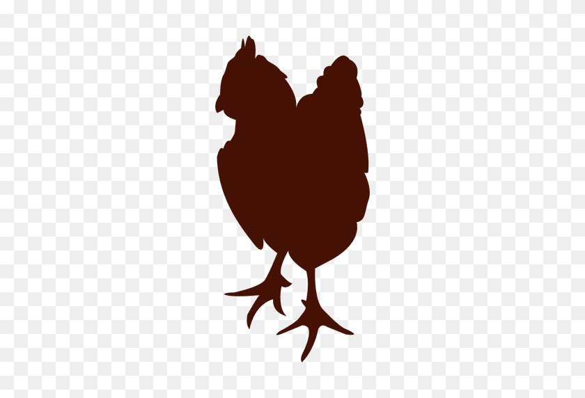 512x512 Pet Chicken Silhouette - Chicken Silhouette PNG