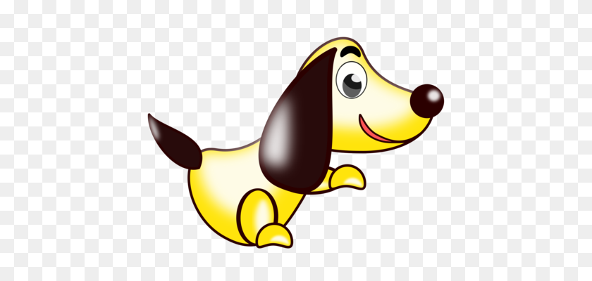 450x340 Pet Rock Drawing - Yellow Lab Clipart