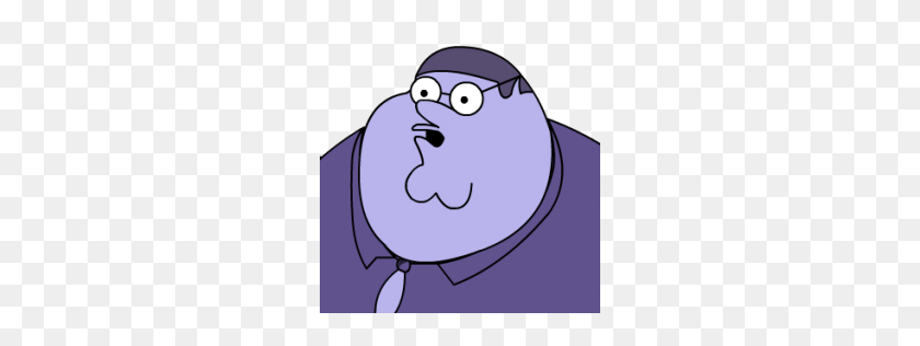 256x256 Peter Griffin Blueberry Zoomed Peter Griffin Galería De Iconos - Cara De Peter Griffin Png