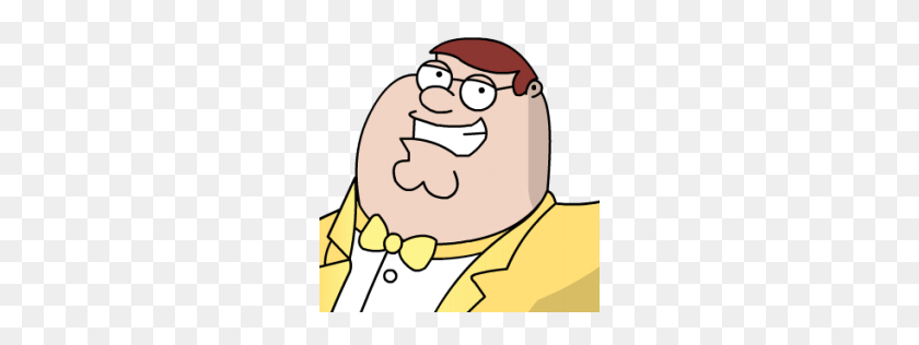 256x256 Peter Griffin Stickers For Facebook Timeline, Chat Email - Peter Griffin Face PNG