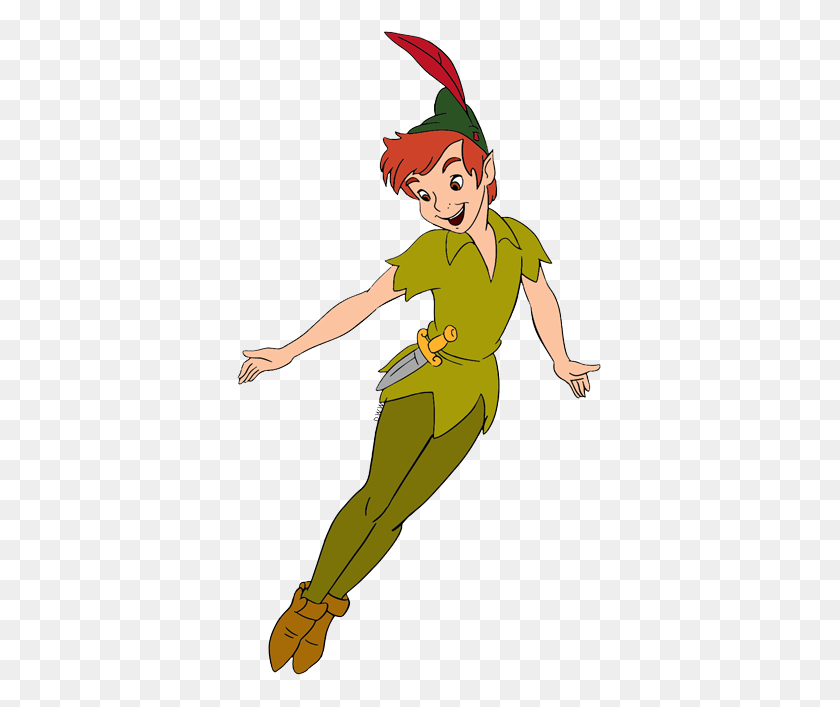 371x647 Imágenes Prediseñadas De Peter Pan, Imágenes Prediseñadas De Disney En Abundancia - Peter Pan Png