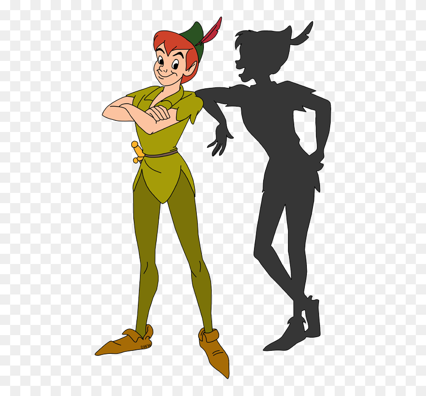 473x720 Peter Pan Clip Art Disney Clip Art Galore - Peter Pan Silhouette PNG