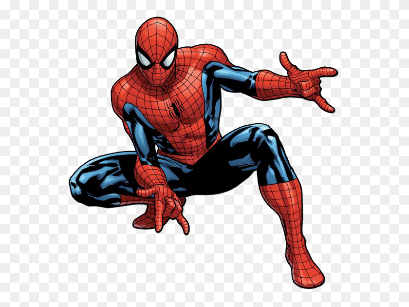 566x570 Peter Parker - Spiderman Logo Clipart