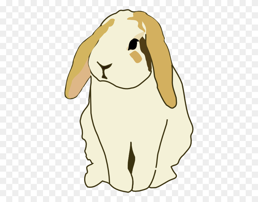420x599 Peter Rabbit Siluetas Gingercoons Lop Eared Rabbit Clipart - Westie Clipart