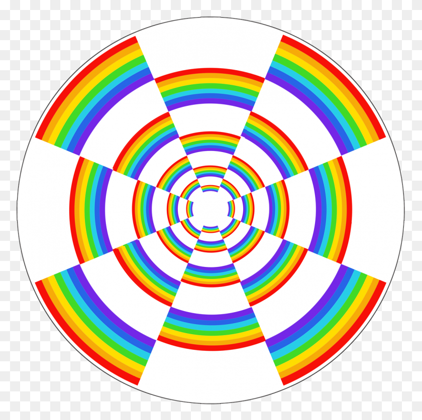 1134x1130 Peticov - Rainbow Circle PNG