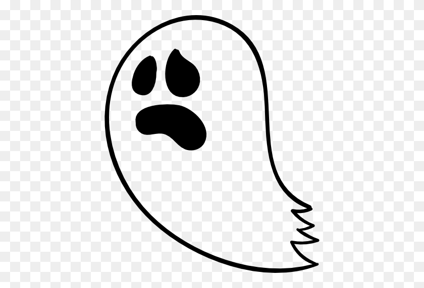 512x512 Fantasma, Halloween, Paquete Icono Gratis De Iconos De Halloween Hechos A Mano - Fantasma Png