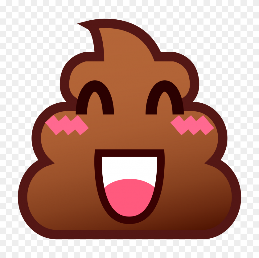 2000x2000 Phantom Open Emoji - Poop Emoji Png