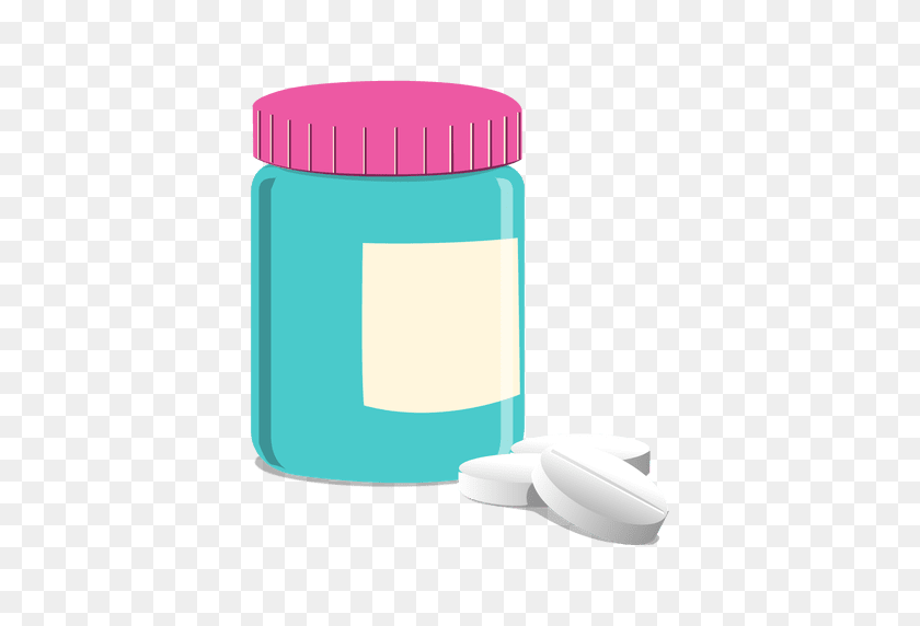 512x512 Pharmaceutical Pills Bottle - Pills PNG