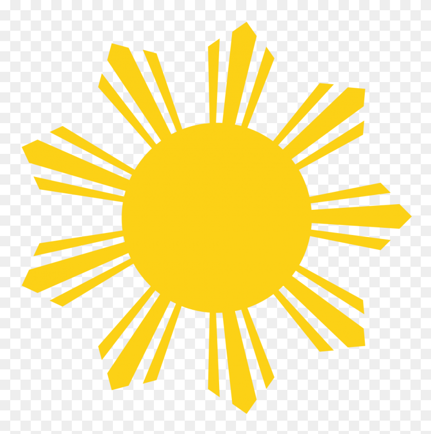 1000x1008 Флаг Филиппин - Солнечный Луч Png