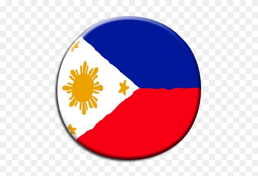 512x512 Пользовательский Скин Флаг Филиппин - Флаг Филиппин Png