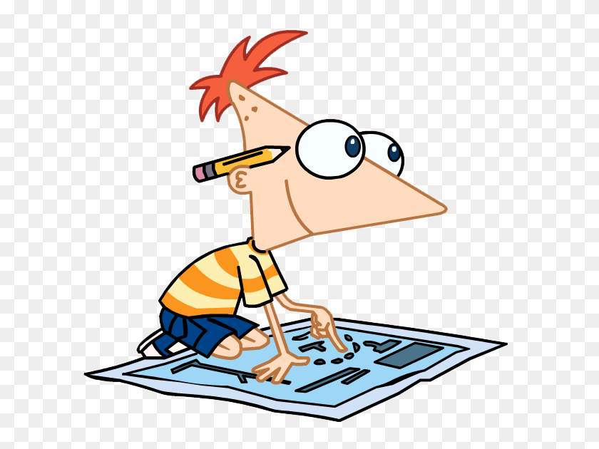 615x570 Phineas And Ferb Clip Art - Earthquake Clipart