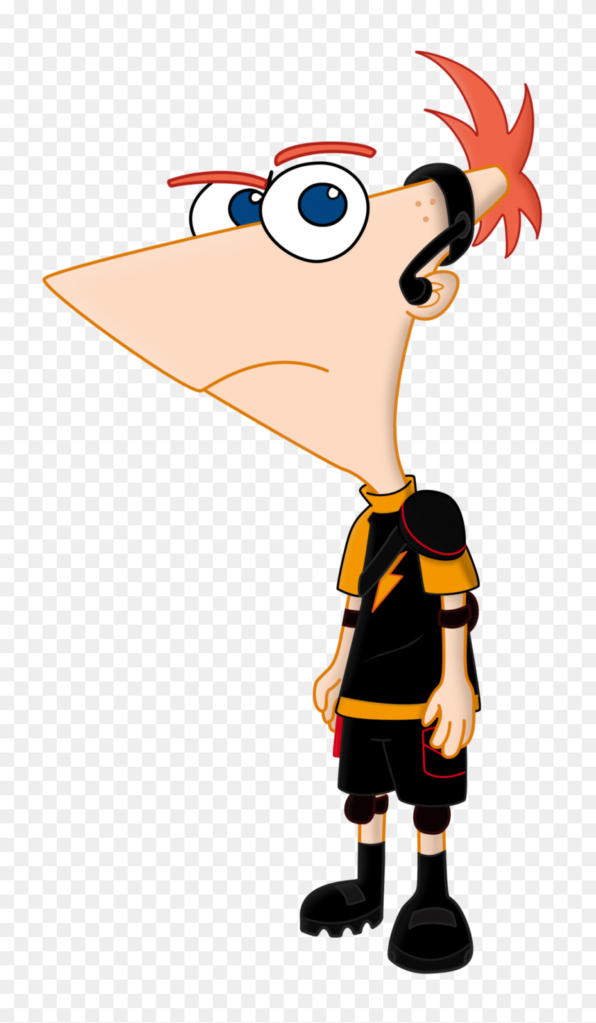 1024x1814 Phineas Clip Art - Movie Time Clipart