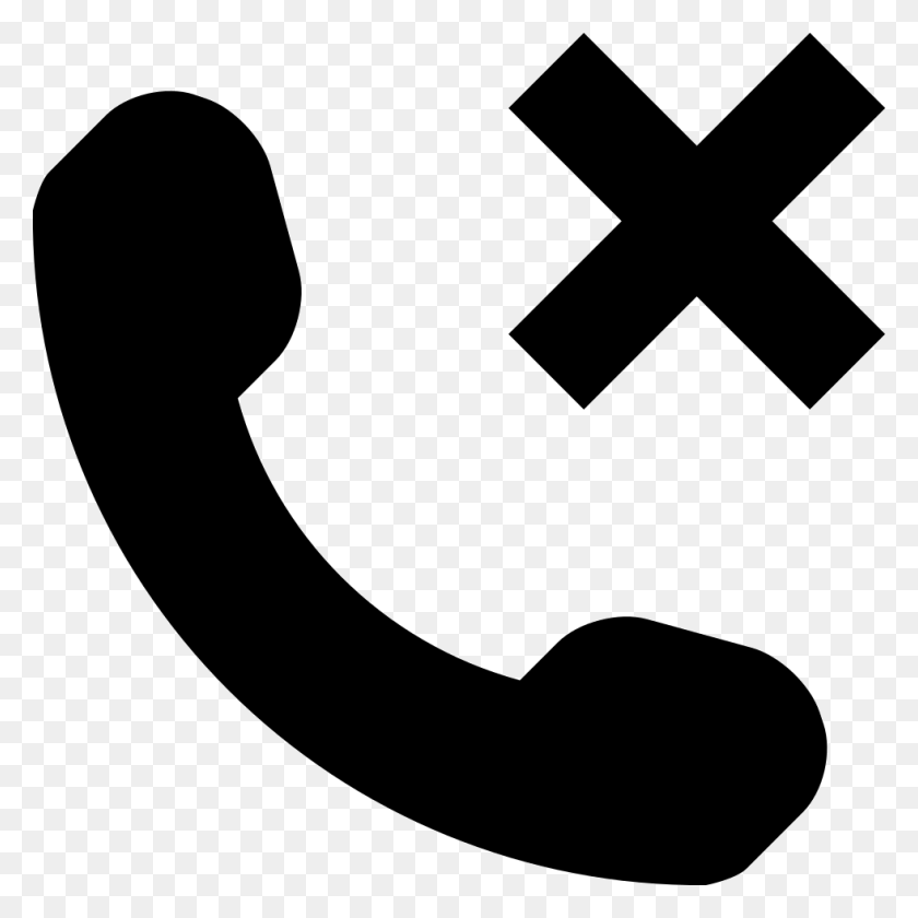 980x980 Phone Auricular With A Cross Sign Png Icon Free Download - Cross Sign PNG
