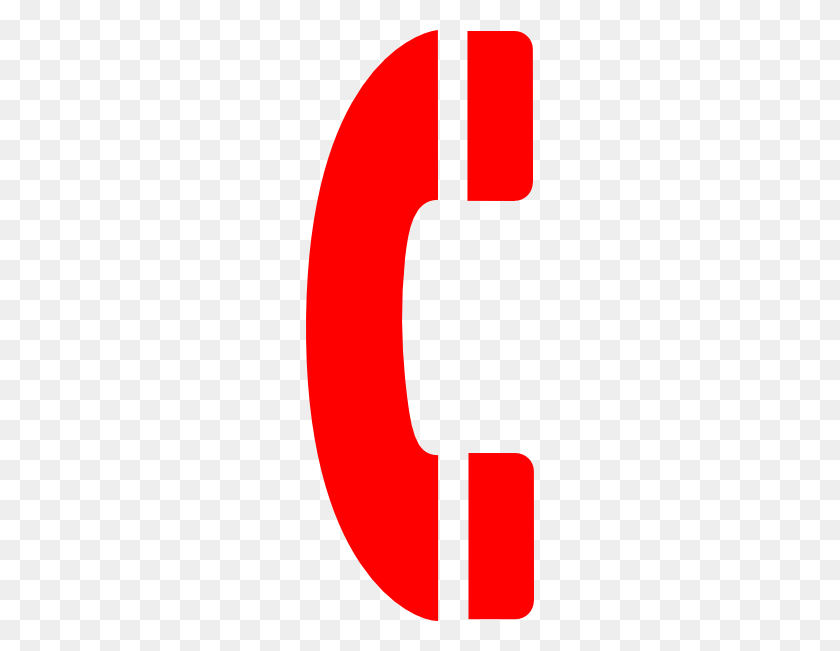 228x591 Телефон Клипарт Красный Телефон - Телефонная Будка Клипарт