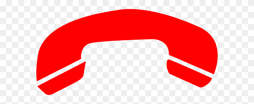 600x286 Phone Hang Up Red Horizontal Clip Art - Hang Clipart