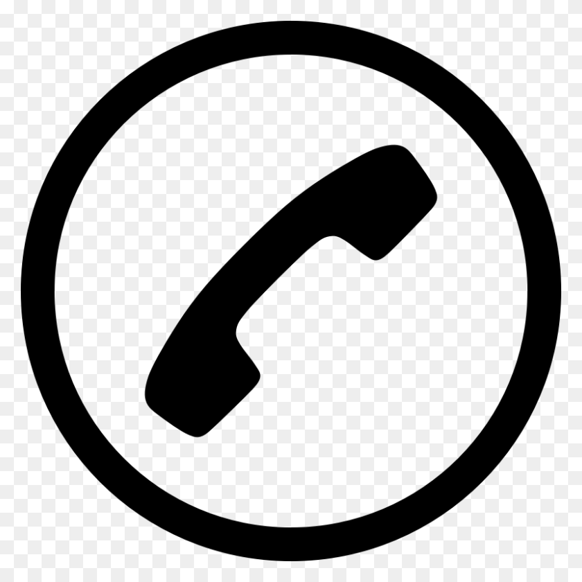 800x800 Телефонные Иконки - Символ Телефона Png