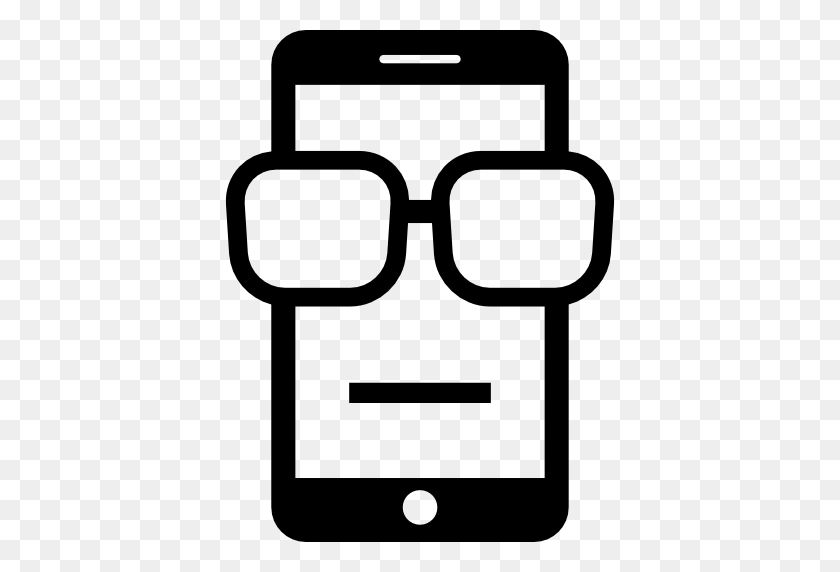 512x512 Иконки Телефона Черные - Значок Мобильного Телефона Png