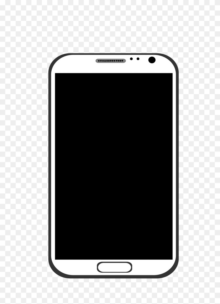 1697x2400 Phone Icons Png - White Phone PNG