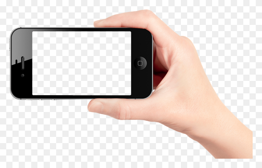 2452x1511 Phone In Hand Png Image - Phone PNG