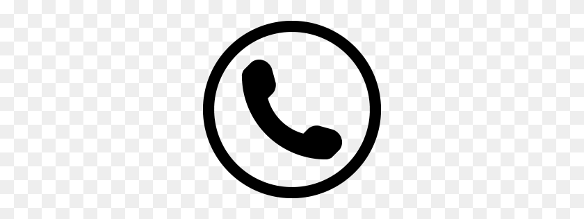 256x256 Phone Symbol Icon - PNG Phone