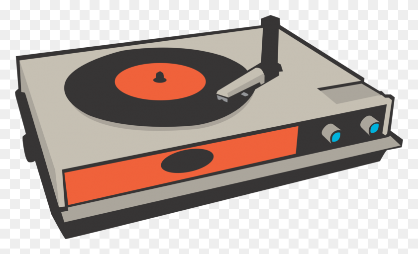 1296x750 Phonograph Record Turntablism Disc Jockey Download - Record Player Clipart