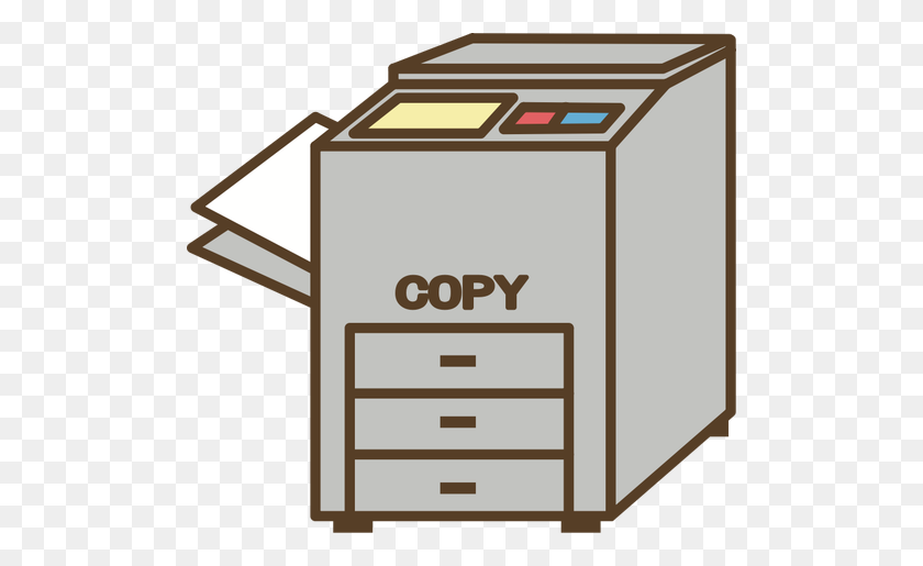 500x455 Photcopy Machine - Copier Clipart