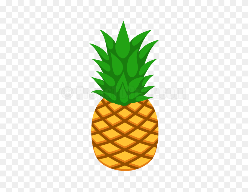 458x593 Photo Booth Props - Pinapple PNG