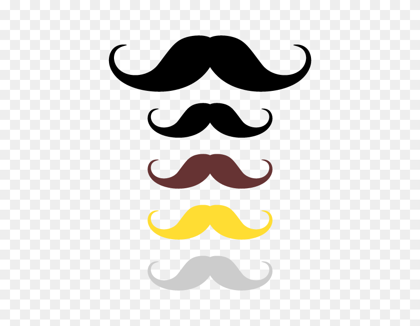 458x593 Photo Booth Props - Handlebar Mustache Clipart