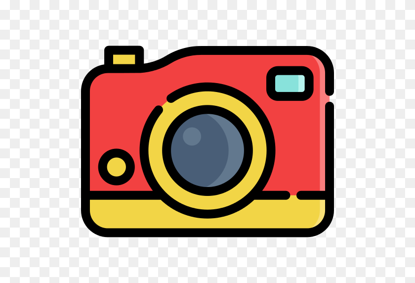 512x512 Photo Camera Picture Png Icon - Red Camera PNG