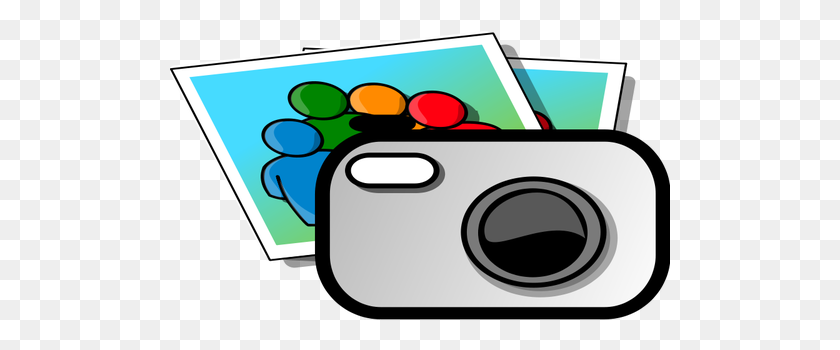 500x290 Photo Camera Vector Illustration - Photoshoot Clipart
