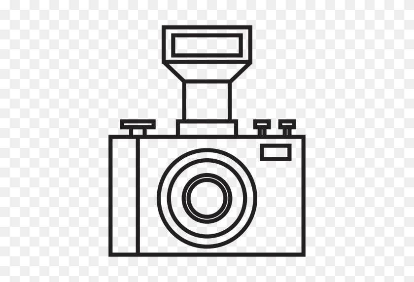 512x512 Photo Camera With Flash Icon - Camera Flash PNG
