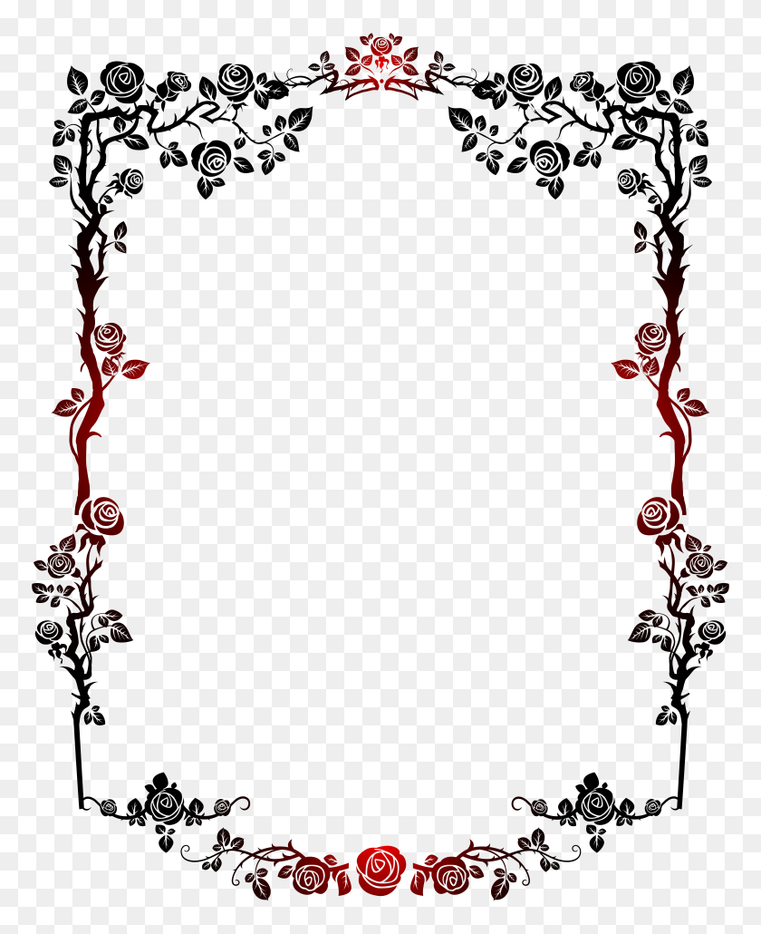 6427x8000 Photo Frame Clipart Png - Decorative Frame Clipart