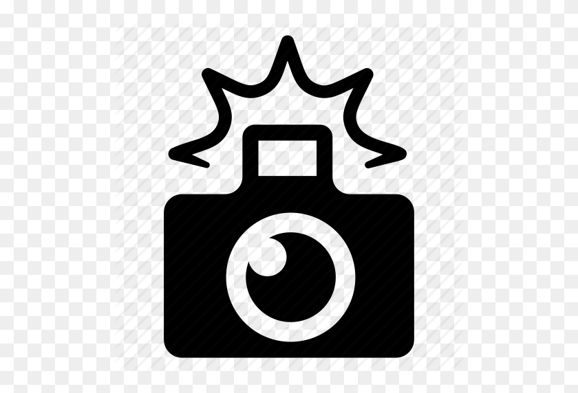 512x512 Photography Clipart Camera Flash - Camera Black And White Clipart