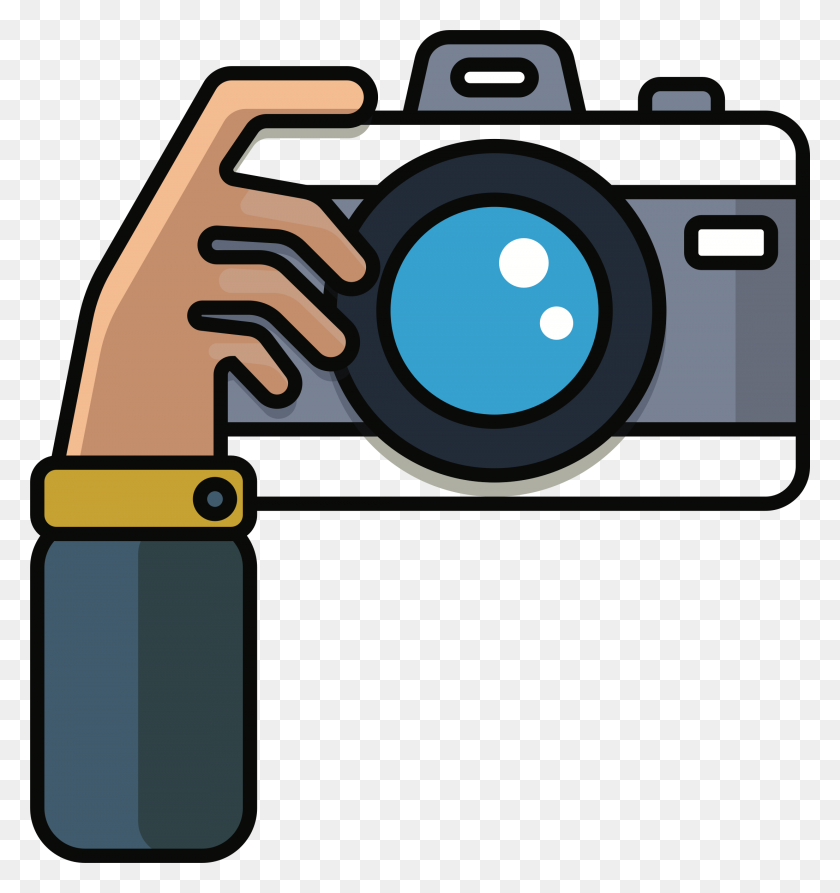 2210x2362 Photography Clipart Clip Art Camera - Polaroid Camera Clipart