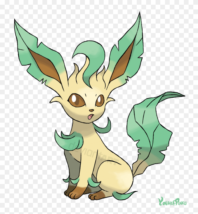 1024x1112 Phyllali - Leafeon Png