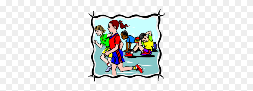 260x244 Physical Education Classes Of The Month Clipart - Kids Fighting Clipart