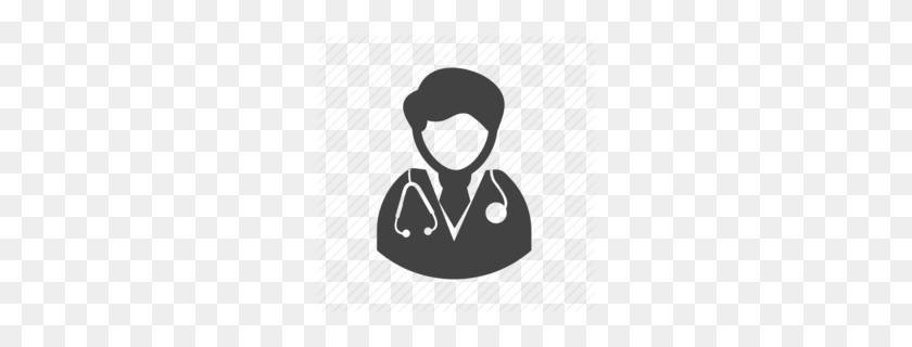 260x260 Physician Clipart - Confused Doctor Clipart