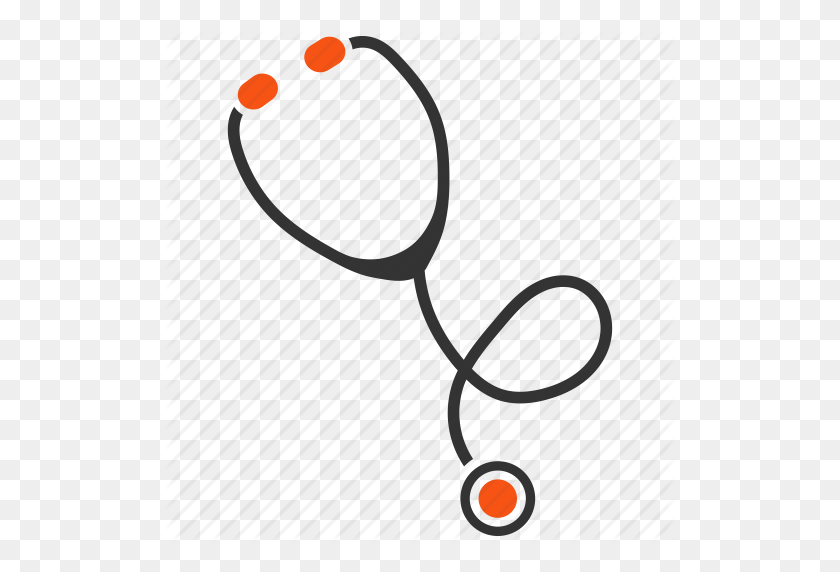 512x512 Physician Medical Equipment Medicine Stethoscope Clip Art - Doctor Equipment Clipart
