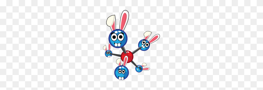 190x228 Physics Atom Easter Bunny Easter Gift Bunny - Easter Bunny PNG