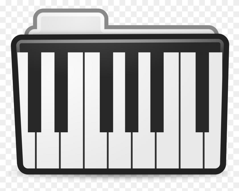 2400x1879 Значок Папки Пианино Png - Фортепиано Png